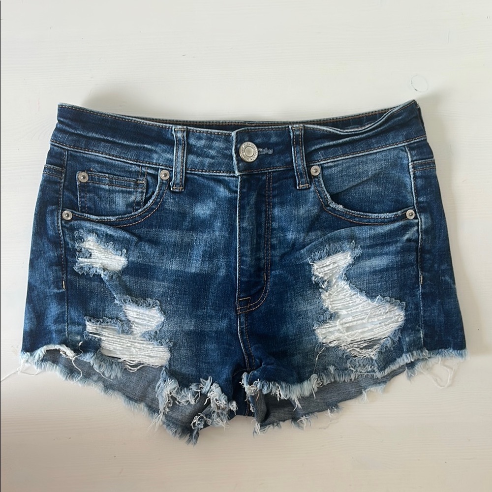 American Eagle Outfitters Dark Blue Jean Shorts